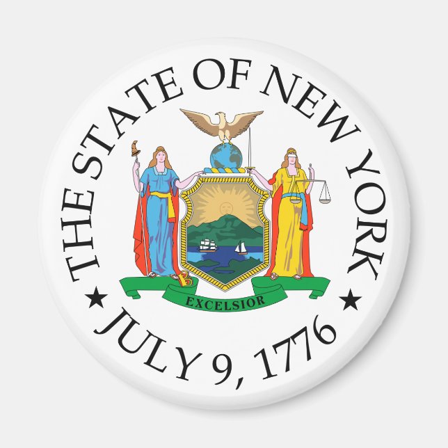 New York sign Magnet (Front)