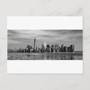 New York Silhouette Postcard