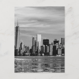 New York Silhouette Postcard
