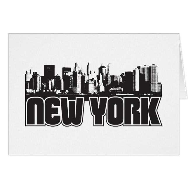 New York Skyline (Front Horizontal)