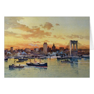 NEW YORK SKYLINE 1896