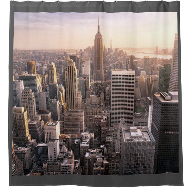 NEW YORK SKYLINE 2 SHOWER CURTAIN (Front)