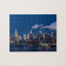 New York Skyline At Night Puzzle