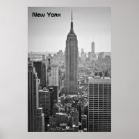 New York Skyline, Black and White