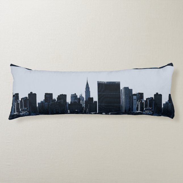 New York Skyline Body Pillow (Front)