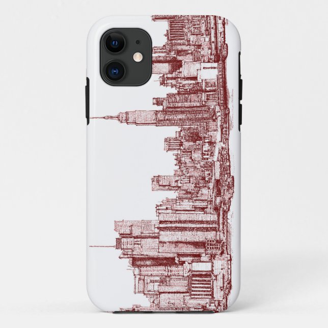 New York skyline Case-Mate iPhone Case (Back)