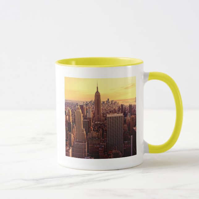 New York skyline city with Empire State Mug (Right)