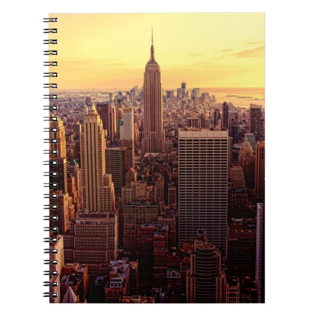 New York skyline city with Empire State Notebook (Front)
