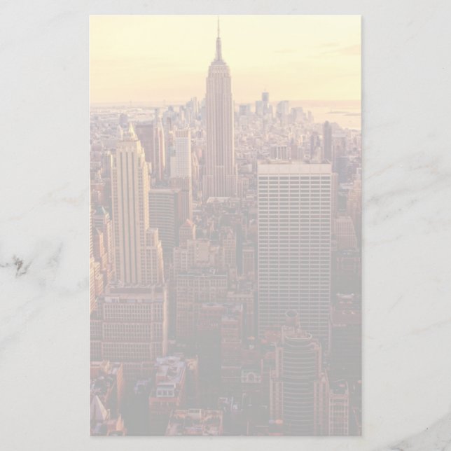 New York skyline city with Empire State Stationery (Front)