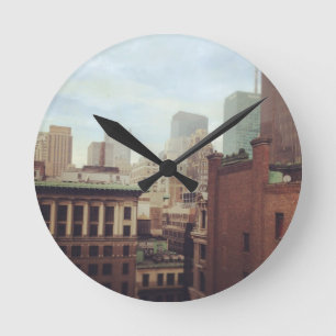 New York Skyline clock