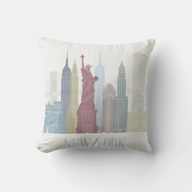 New York Skyline Cushion (Front)