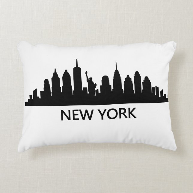 New York Skyline Decorative Cushion (Front)
