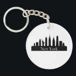 New York Skyline Key Ring<br><div class="desc">New York Skyline</div>