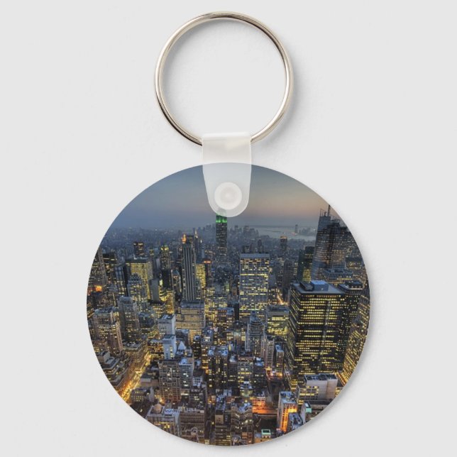 New York Skyline Key Ring (Front)
