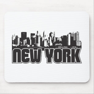 New York Skyline Mouse Pad