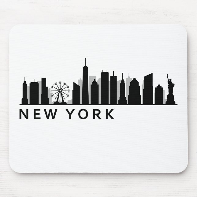 New York Skyline Mouse Pad (Front)