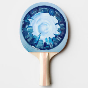 New York Skyline Ping Pong Paddle – Travel Gift 