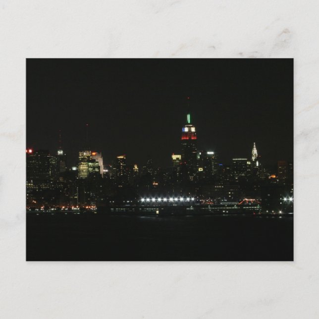 New York skyline Postcard (Front)