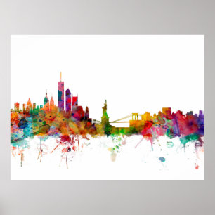 New York Skyline Poster