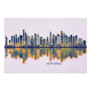 New York Skyline Poster