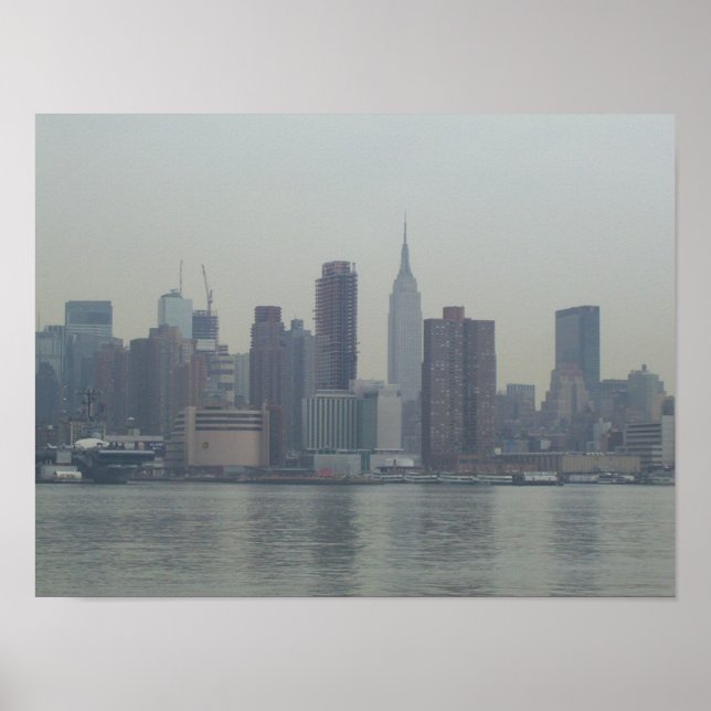 New York Skyline Poster (Front)