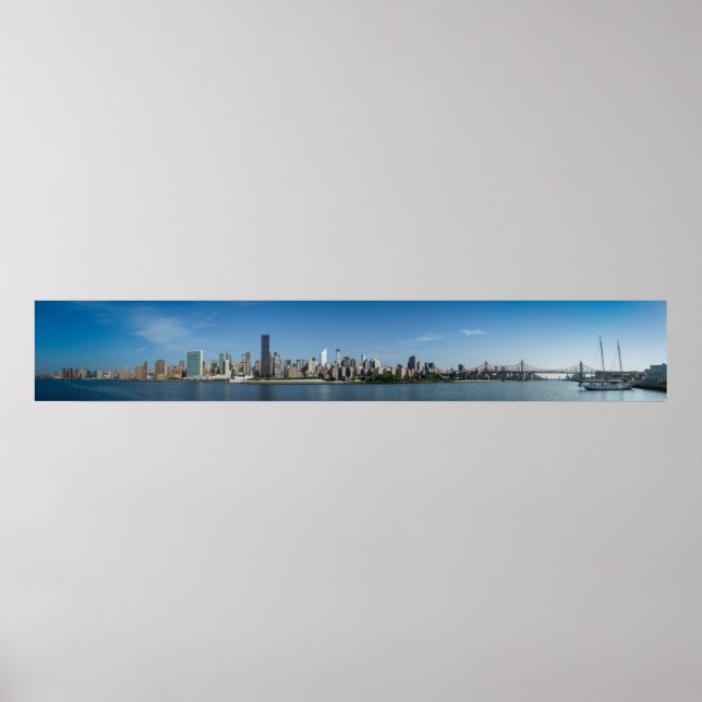 New York Skyline Poster (Front)