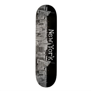 New York Skyline Skateboard