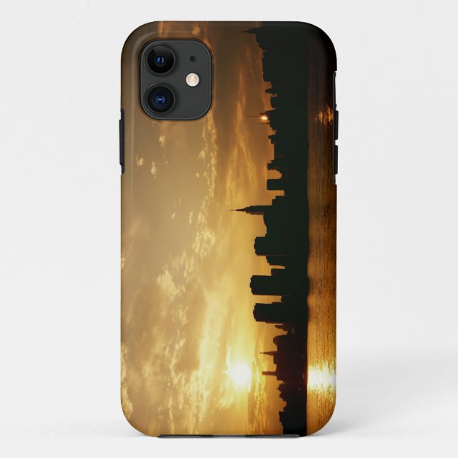 New York Skyline Sunset Case-Mate iPhone Case (Back)