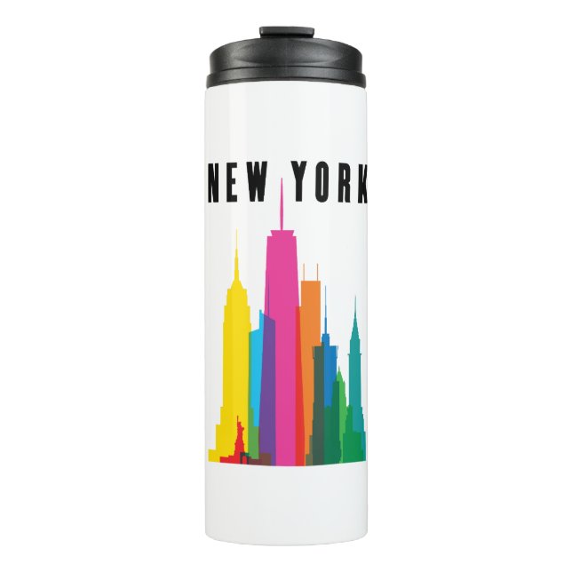 New York Skyline Thermal Tumbler (Front)