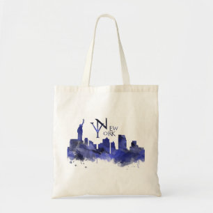New York skyline tote bag