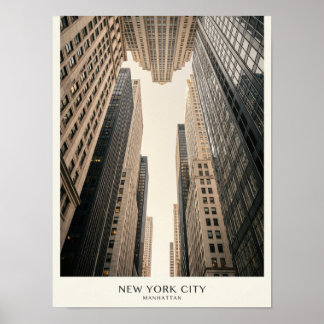 New York Skyscraper Poster