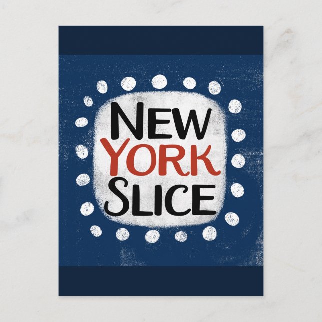 New York Slice Postcard (Front)