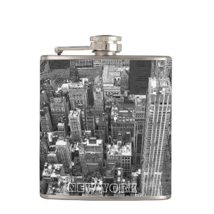 New York Souvenir Flask NYC Cityscape Gifts