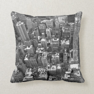 New York Souvenir Pillow NY Cityscape Pillow