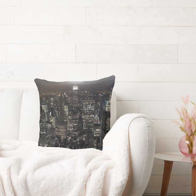 New York Souvenir Pillow NY Cityscape Pillow (Couch)