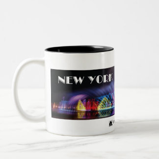 NEW YORK SPARKLE Two-Tone COFFEE MUG