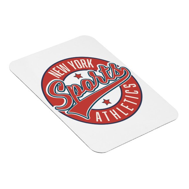 new york sports athletic logo magnet (Right Side)
