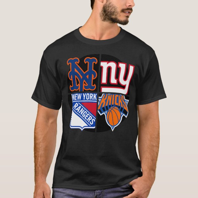 New York Sports Quad 2 T-Shirt (Front)