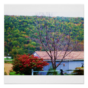NEW YORK STATE AMERICAN FARM POSTER