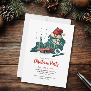 New York State Christmas Holiday Party Invitation