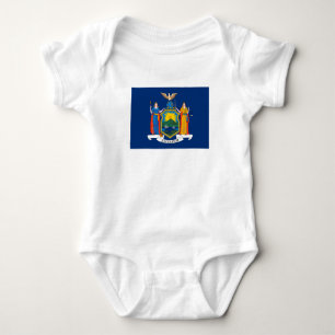 New York State Flag Baby Bodysuit