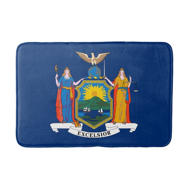 New York State Flag Bath Mat (Front)