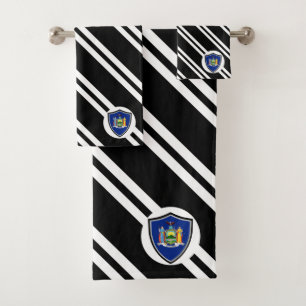 New York state flag Bath Towel Set