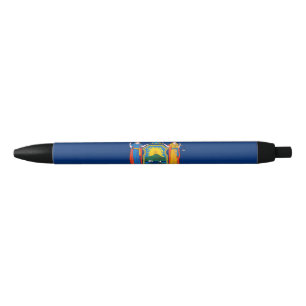 New York State Flag Blue Ink Pen