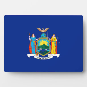 New York State Flag Design Plaque