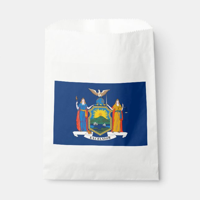 New York State Flag Favour Bag (Front)