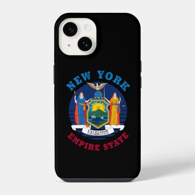 NEW YORK STATE FLAG iPhone CASE (Back)