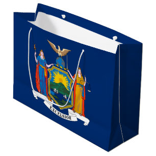 New York State Flag Large Gift Bag
