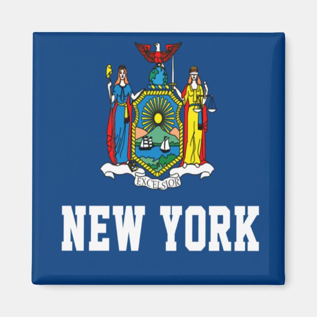 New York State Flag Magnet (Front)