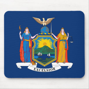 New York State Flag Mouse Pad